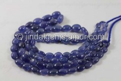 Tanzanite Far Smooth Oval Beads